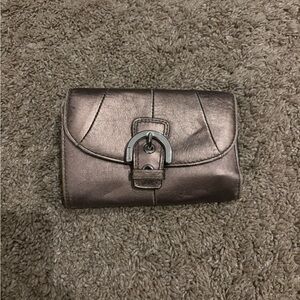Coach Metallic Buckle Wallet